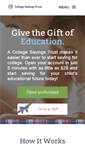 Mobile Screenshot of collegetrust.com